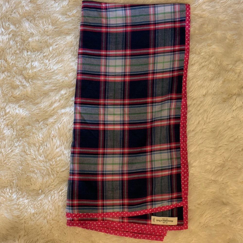 A&F Plaid Scarf